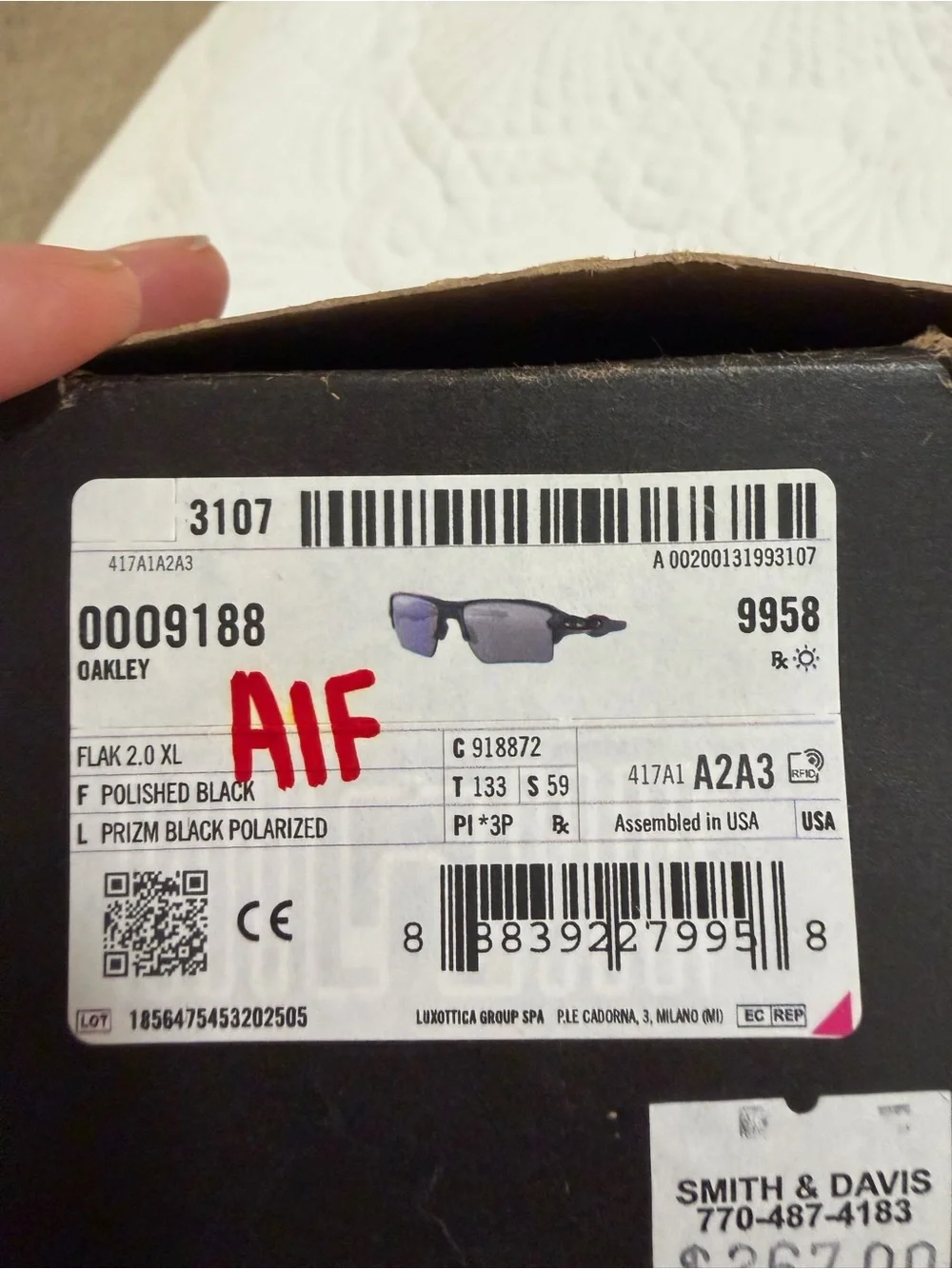 Oakley Flak 2.0 XL Prizm Black Polarized Sunglasses
